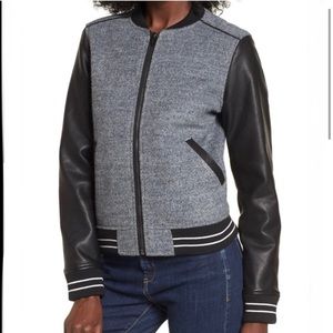 blanknyc own the night bomber jacket size medium